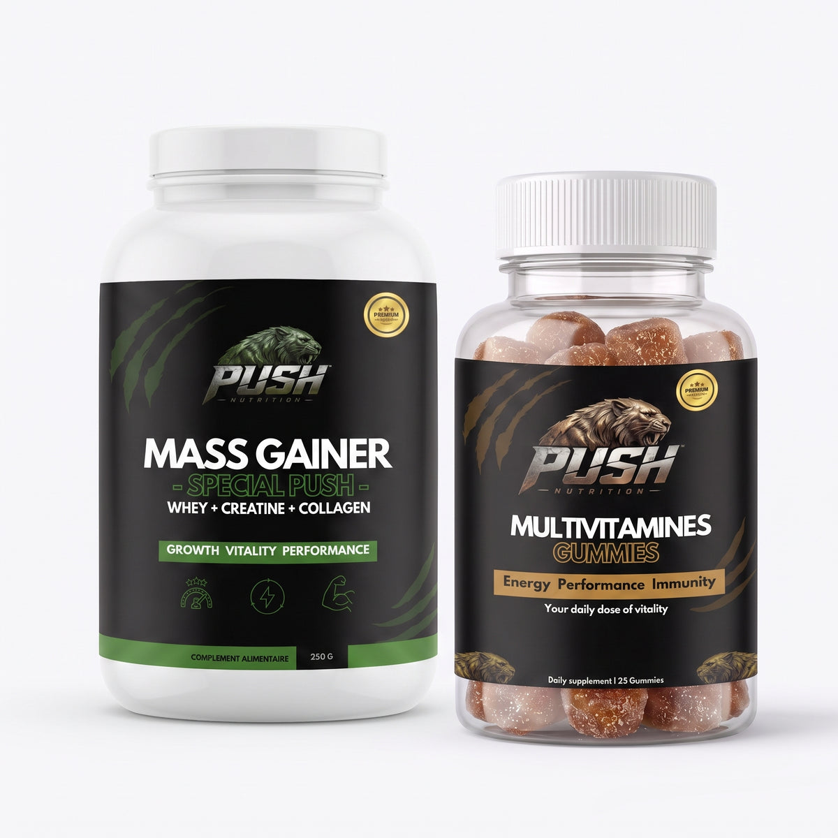 Pack Mass Gainer + Multivitamines